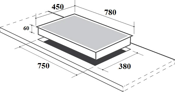 kích thước lắp đặt