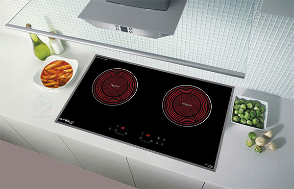 Bếp điện từ Eurosun EU-IF268S hồng ngoại 2 vùng nấu