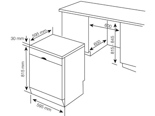 Kích thước lắp đặt