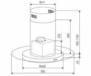 Thông số kỹ thuật của Máy hút mùi Arber AB700T