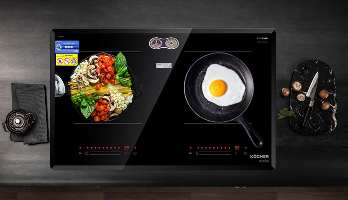 Bếp từ đôi Kocher DI 330H 2 vùng nấu