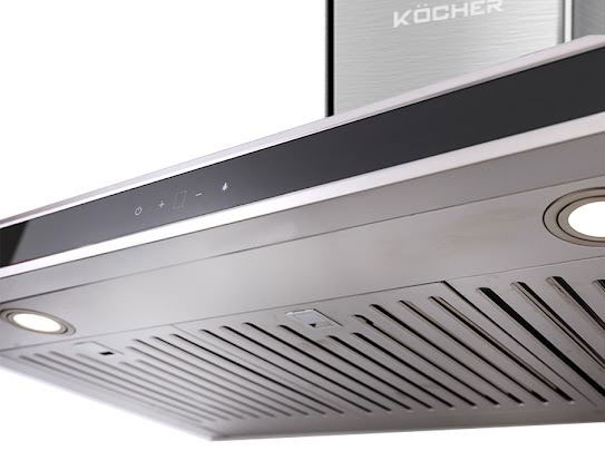 Máy hút mùi Kocher K-225D chữ T treo tường rộng 90cm