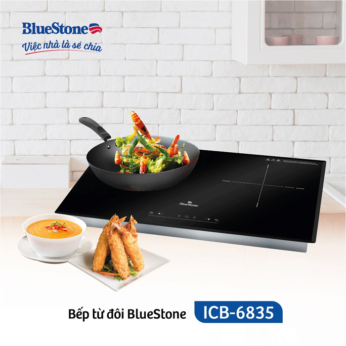 Bếp từ đôi BlueStone ICB-6835