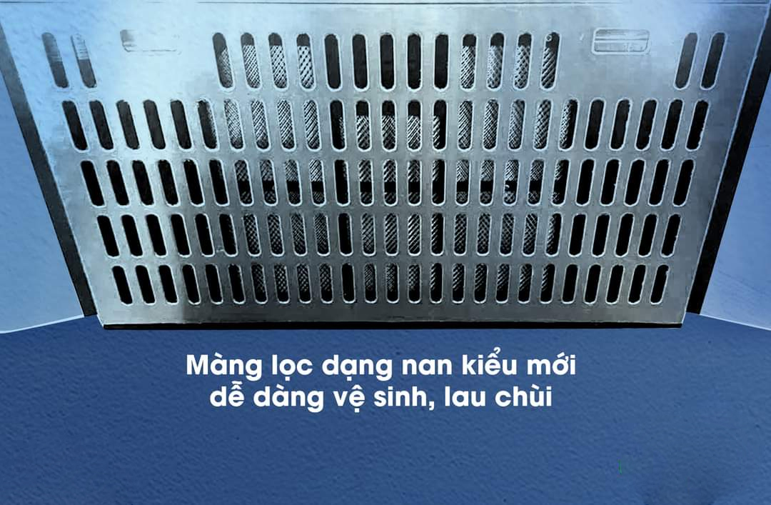 Lưới lọc nan to dễ dàng vệ sinh