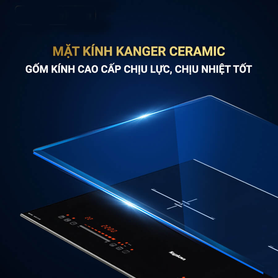 Mặt kính Kanger chịu lực chịu nhiệt tốt