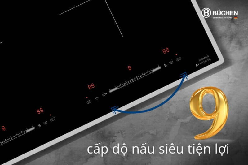 9 chế độ nấu linh hoạt