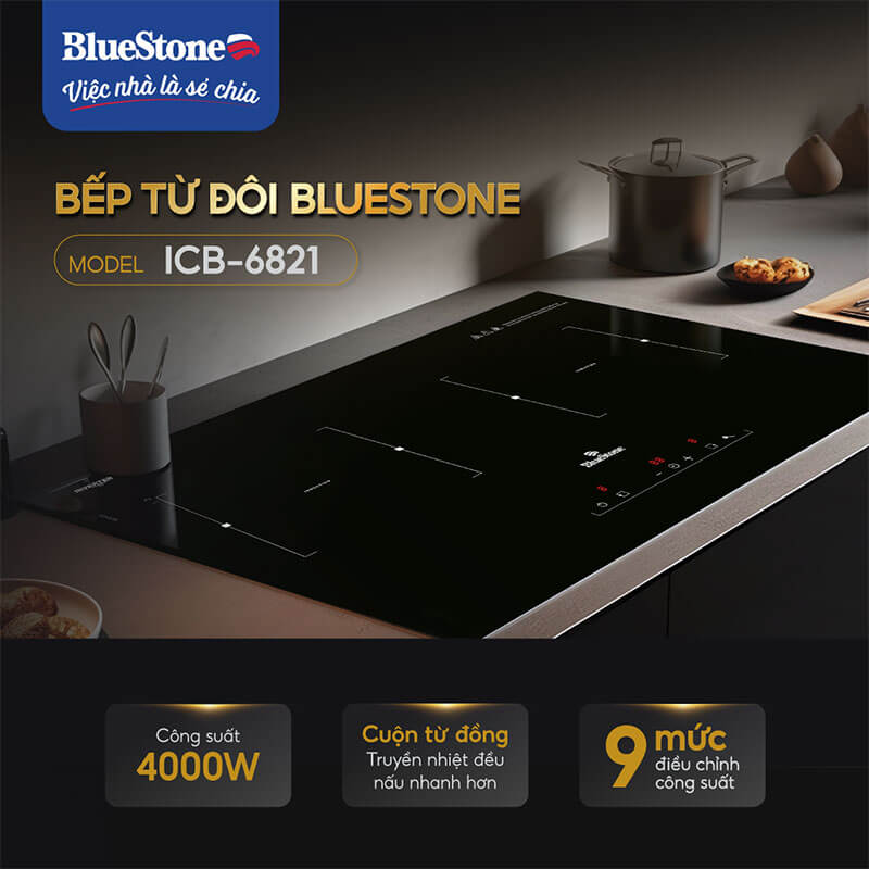 Bếp từ đôi BlueStone