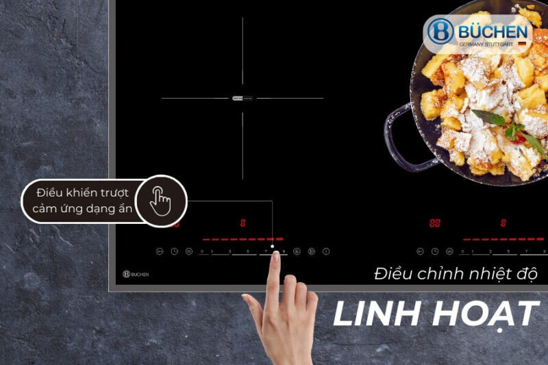 Điều khiển cảm ứng trượt slide hiện đại