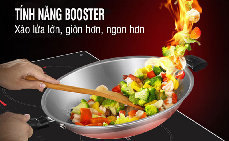 Tính năng booster nấu nhanh chóng