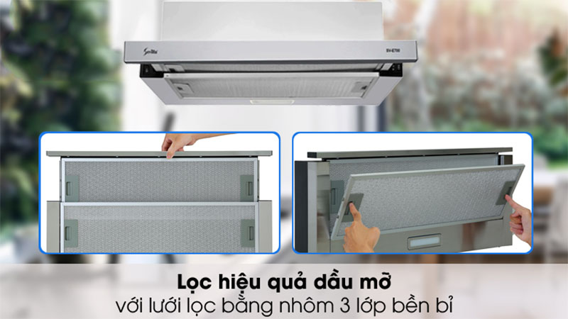 Lọc dầu mỡ hiệu quả – bảo vệ máy và không gian bếp