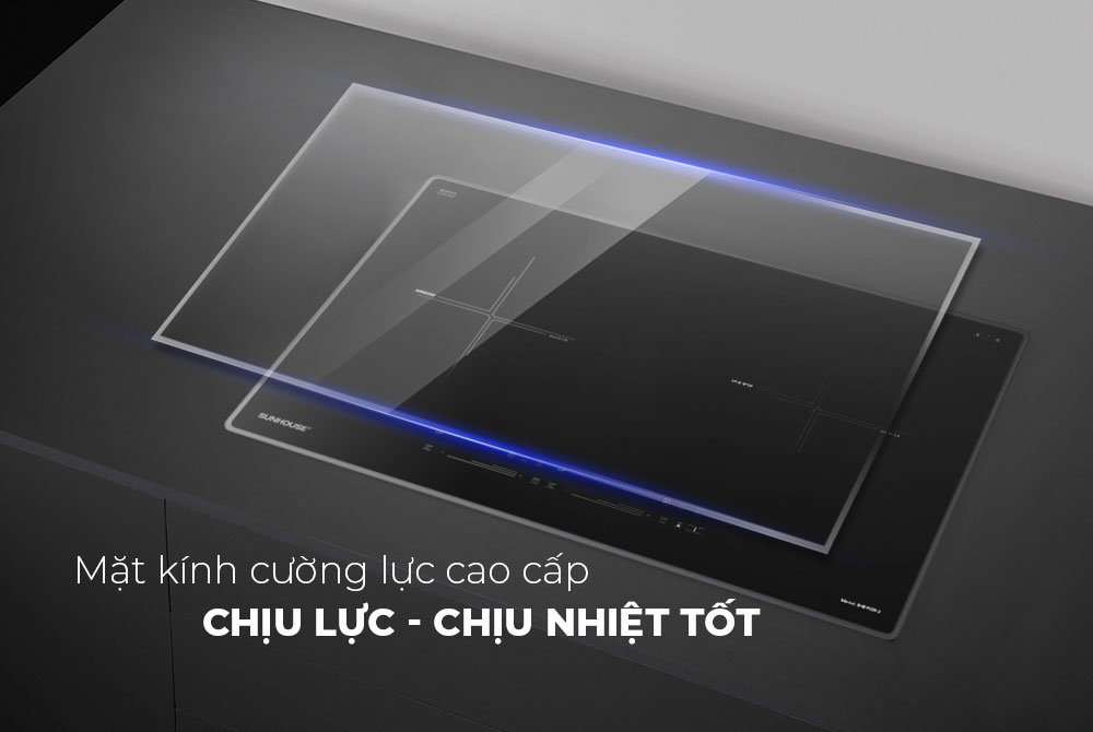 Mặt kính Schott Ceran cao cấp – Chịu lực, chịu nhiệt, chống trầy xước hiệu quả