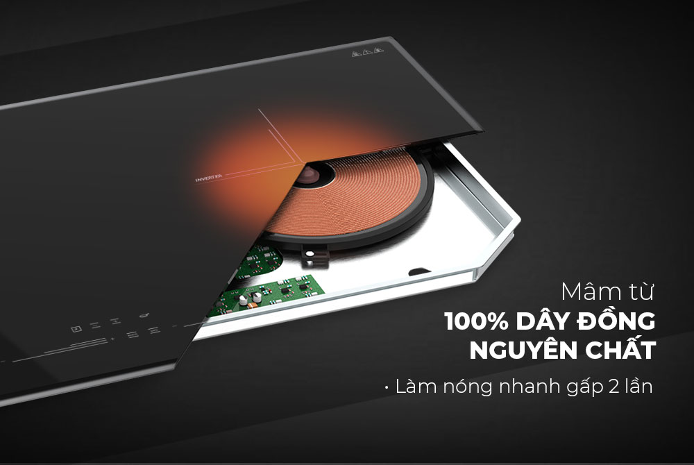 Mâm từ 100% dây đồng nguyên chất – Nấu nhanh, bền bỉ, tiết kiệm