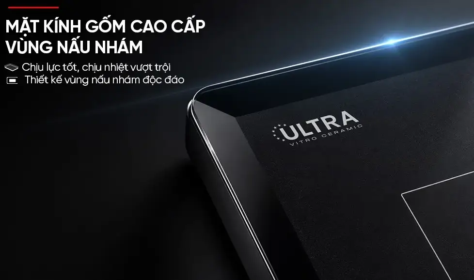 Bếp đôi điện từ Luxury Ultimate UTM83062-T