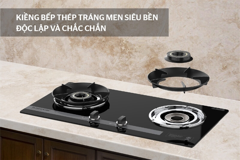 Bếp gas âm kính SUNHOUSE SHB61020-V