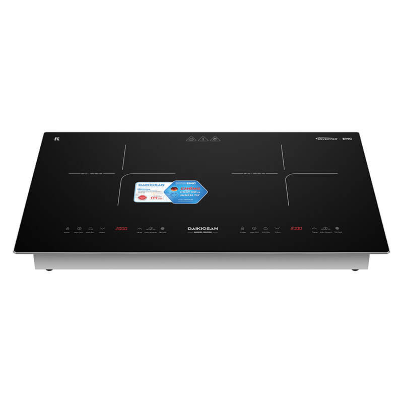 Bếp từ đôi Daikiosan DB200 2 vùng nấu