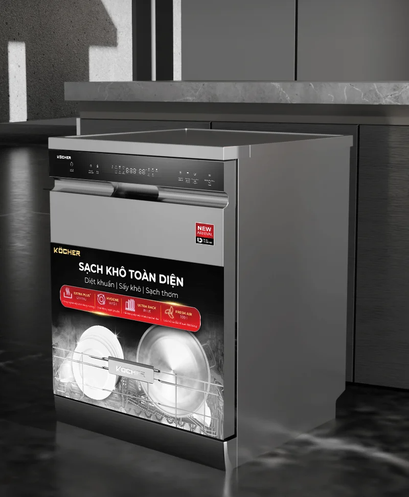 Máy rửa bát Kocher X15UV