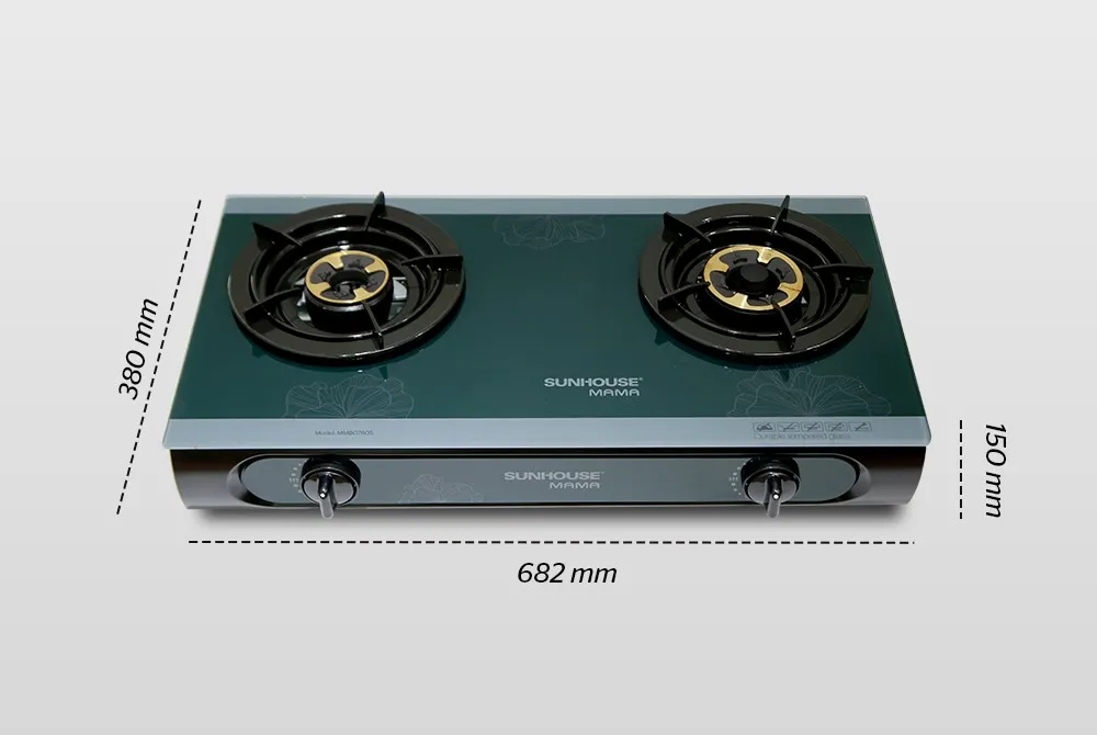 Bếp gas dương kính sunhouse mama mmb0780s 5 Bếp gas dương kính SUNHOUSE SHB31042-V