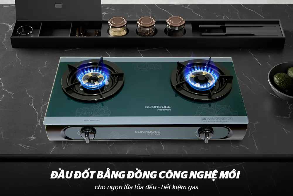 Bếp gas dương kính sunhouse mama mmb0780s 12 BẾP GAS DƯƠNG KÍNH SUNHOUSE MAMA MMB0780S