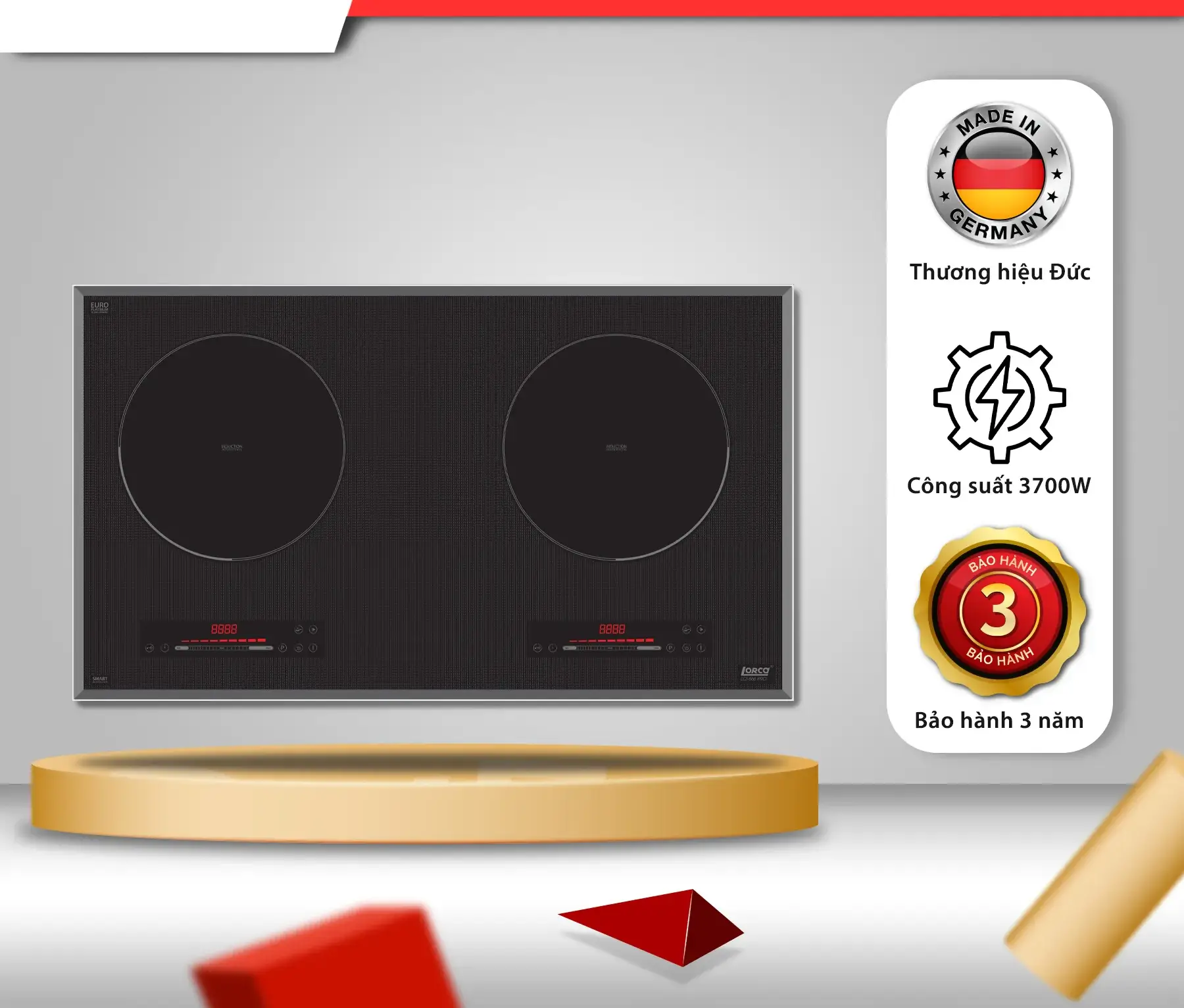 BẾP TỪ ĐÔI LORCA LCI-686 PLUS 4