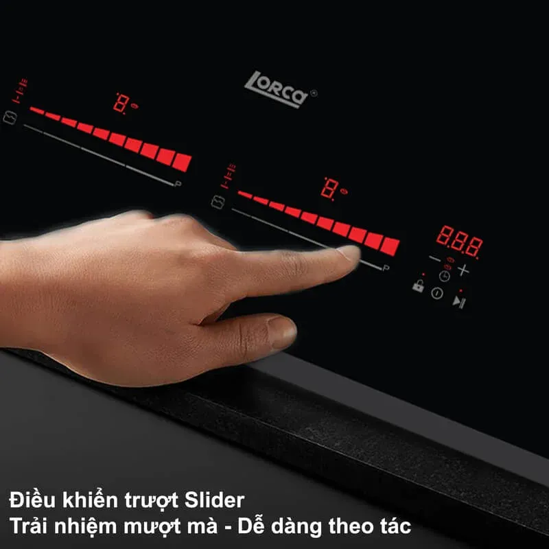 Bếp từ đôi Lorca LCI-999 Pro 9
