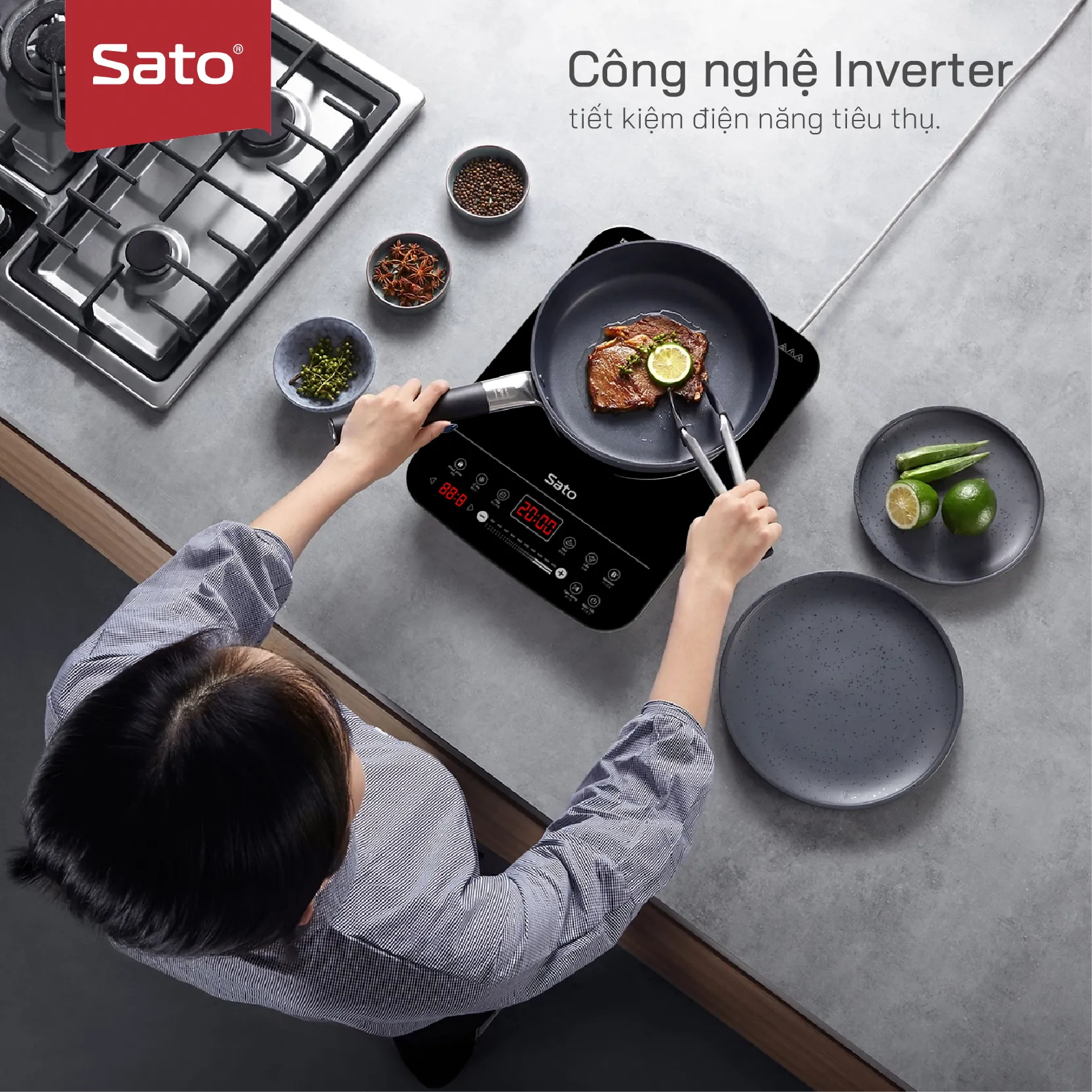 Bếp từ đơn Sato BT041.K