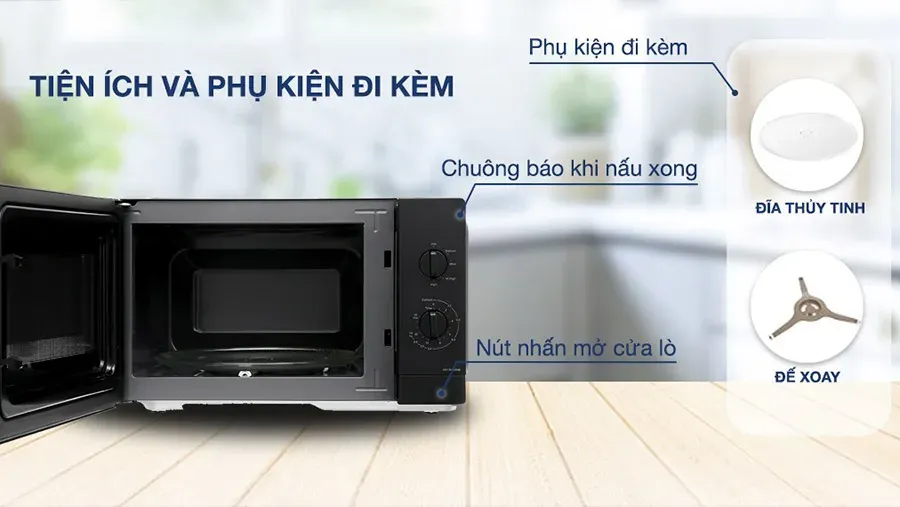 Lò vi sóng Panasonic NN-SM33NBYUE 25 lít 6